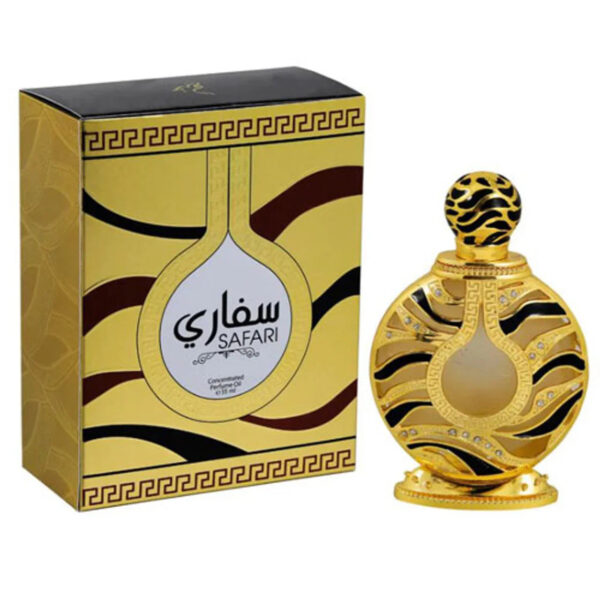 Khadlaj Safari Gold Perfume Oil for Unisex – 0.67 oz
