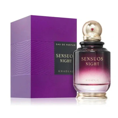 Khadlaj Sensuos Night Eau de Toilette for Men – 3.4 oz