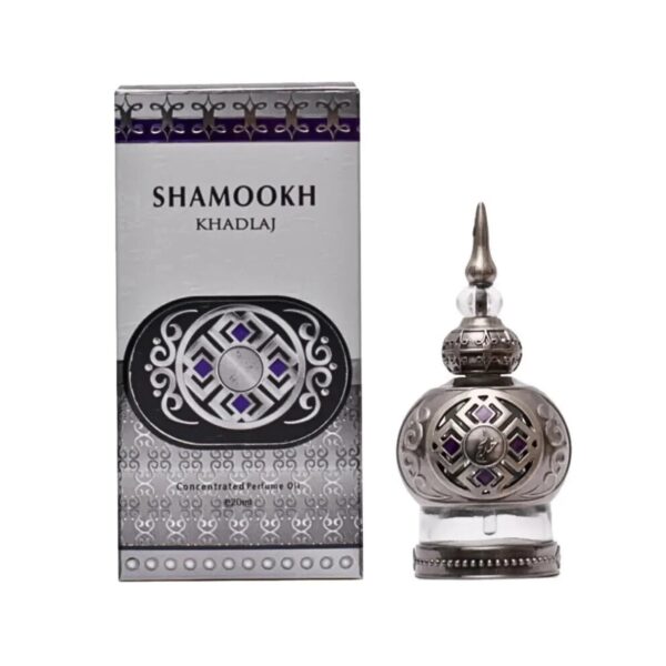 Khadlaj Shamookh Silver Perfume Oil for Unisex – 0.67 oz