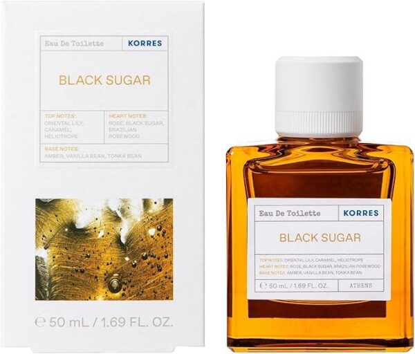 Korres Black Sugar Eau de Toilette for Women – 1.7 oz
