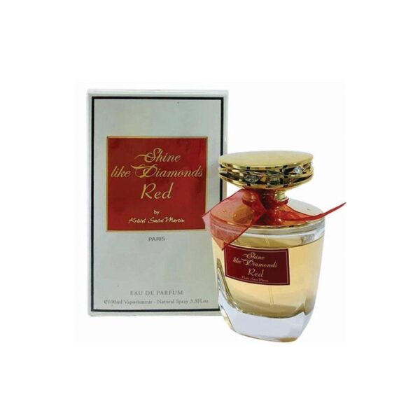 Kristel Saint Martin Shine Like Diamonds Red Eau de Parfum for Women – 3.3 oz