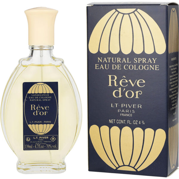 L.T. Piver Reve D'or Eau de Cologne for Women – 4.75 oz