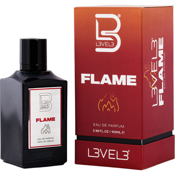 L3vel3 Flame Eau de Parfum for Men – 3.38 oz