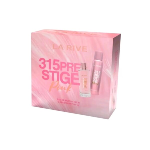 La Rive 315 Prestige Pink 2 piece Eau de Parfum for Women – 2 piece gift set