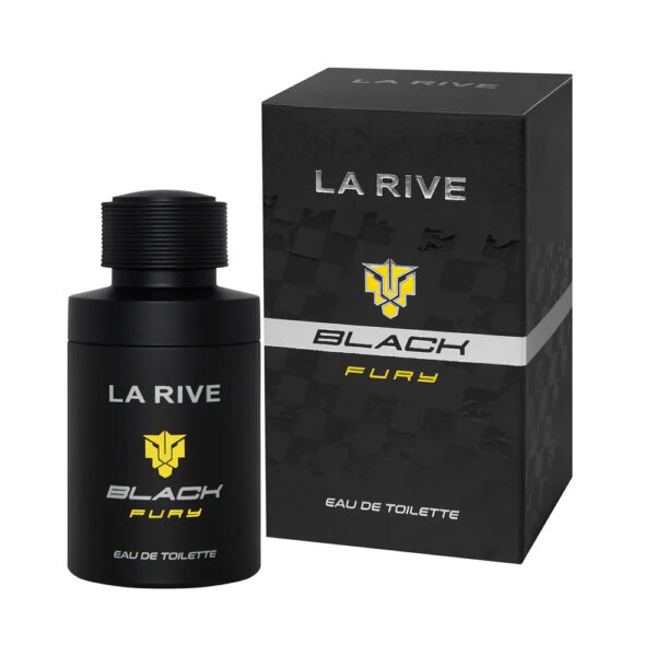 La Rive Black Fury Eau de Toilette for Men – 3.4 oz