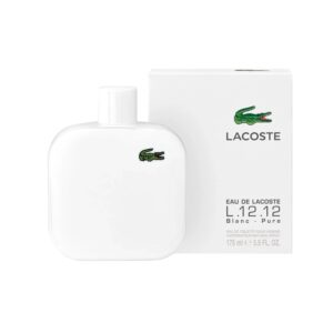 Lacoste Eau De Lacoste L.12.12 Blanc Eau de Toilette for Men – 5.9 oz