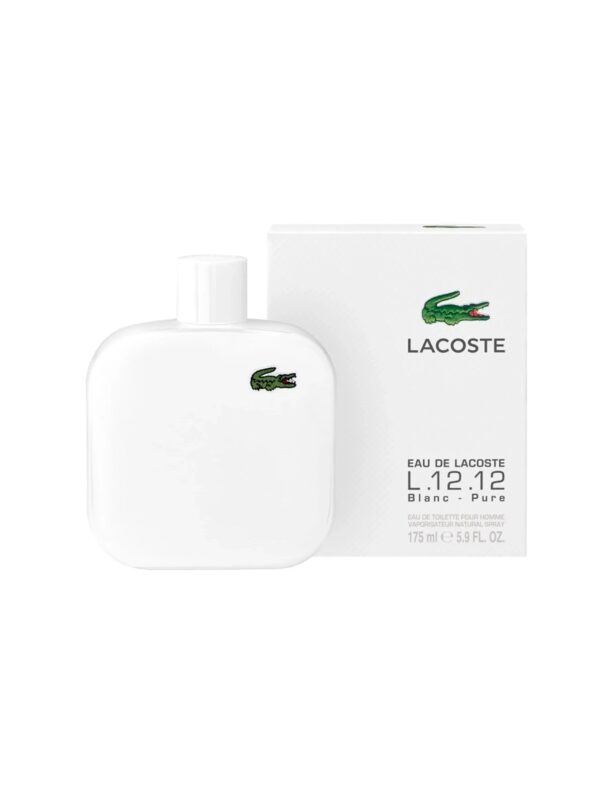 Lacoste Eau De Lacoste L.12.12 Blanc Eau de Toilette for Men – 5.9 oz