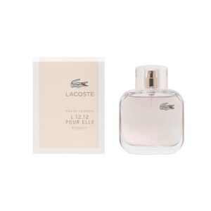 Lacoste Eau De Lacoste L.12.12 Pour Elle Elegant Eau de Toilette for Women – 3 oz