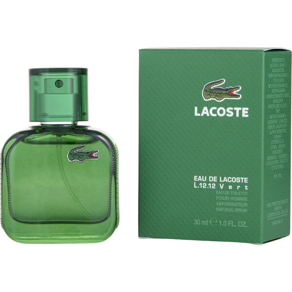 Lacoste Eau De Lacoste L.12.12 Vert Eau de Toilette for Men – 1 oz