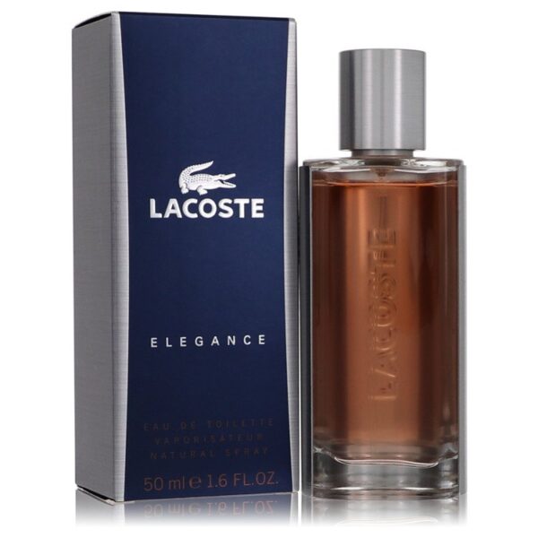 Lacoste Elegance Eau de Toilette for Men – 1.6 oz