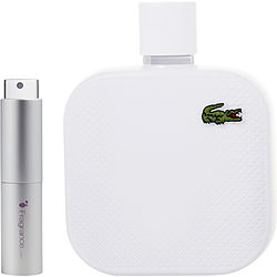 Lacoste L.12.12 Blanc EDT Spray 0.27 oz Travel Size for Men
