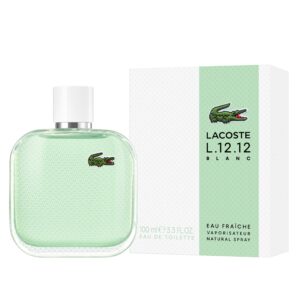 Lacoste L.12.12 Blanc Eau de Toilette for Men – 3.4 oz