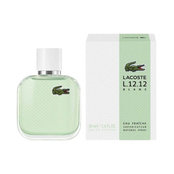 Lacoste L.12.12 Blanc Eau de Toilette for Men – 1.7 oz