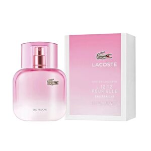 Lacoste L.12.12 Pour Elle Eau de Toilette for Women – 3 oz