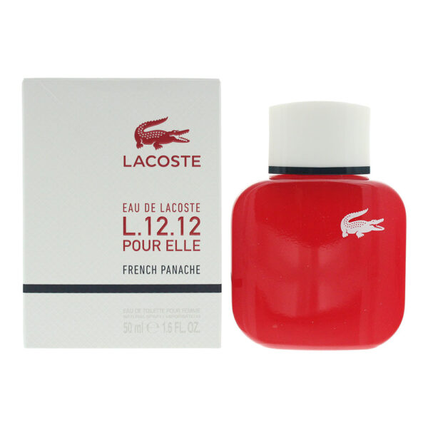 Lacoste L.12.12 Pour Elle French Panache Eau de Toilette for Women – 1.6 oz