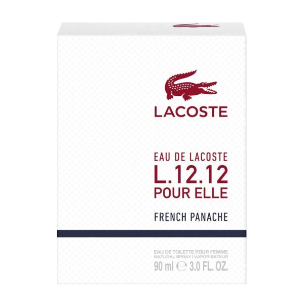 Lacoste L.12.12 Pour Elle French Panache Eau de Toilette for Women – 3 oz