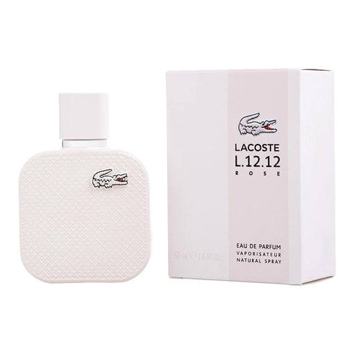 Lacoste L.12.12 Rose Eau de Parfum for Women – 1.6 oz