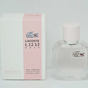 Lacoste L.12.12 Rose Eau de Toilette for Women – 1.1 oz