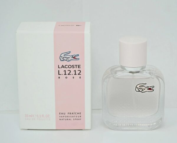 Lacoste L.12.12 Rose Eau de Toilette for Women – 1.1 oz