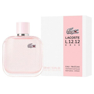 Lacoste L.12.12 Rose Eau de Toilette for Women – 3.3 oz