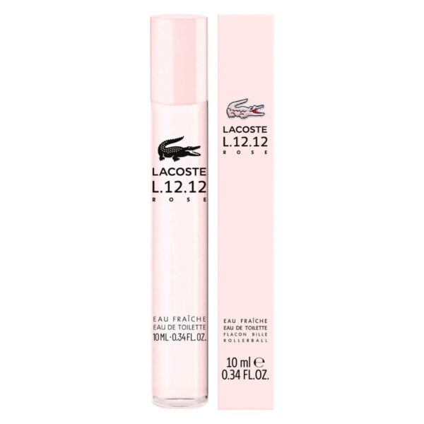 Lacoste L.12.12 Rose Eau de Toilette for Women – 0.33 oz