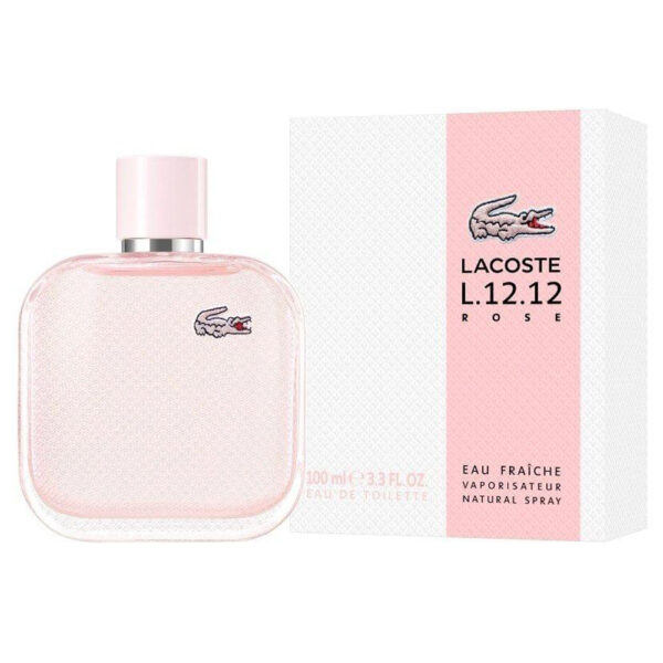 Lacoste L.12.12 Rose Eau de Toilette for Women – 3.3 oz