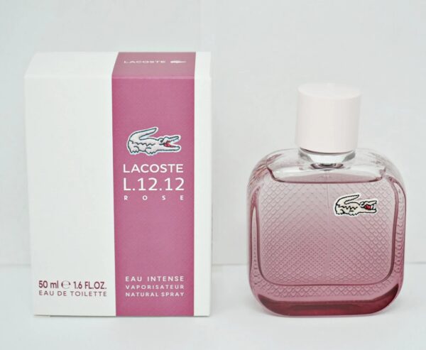 Lacoste L.12.12 Rose Eau Intense Eau de Parfum for Women – 1.6 oz