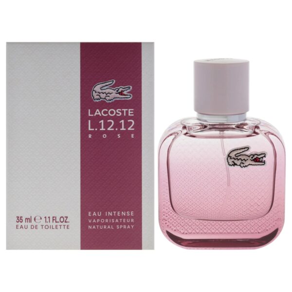Lacoste L.12.12 Rose Eau Intense Eau de Toilette for Women, 1.1 oz