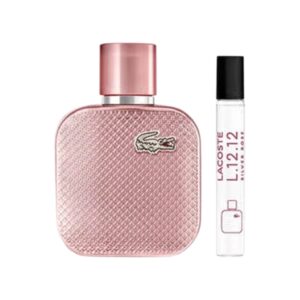 Lacoste L.12.12 Silver Rose 2 piece Eau de Parfum for Women – 2 piece gift set