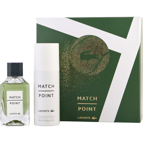 Lacoste Match Point EDT & Deodorant Spray Set for Men