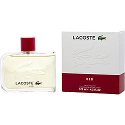 Lacoste Red Eau de Toilette Spray for Men, 4.2 oz