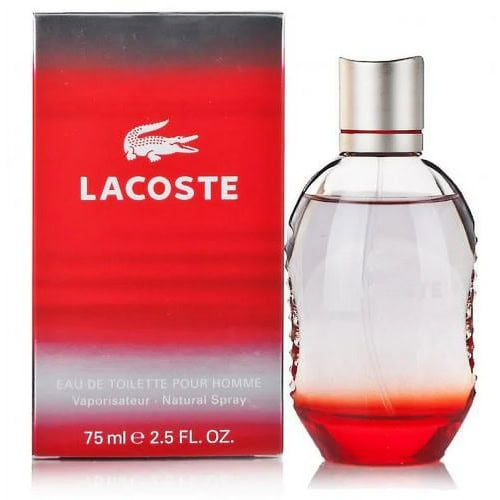 Lacoste Red Eau de Toilette Spray for Men - 2.5 oz