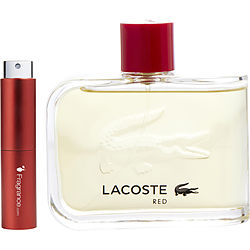 Lacoste Red Style In Play EDT Travel Spray 0.27 oz
