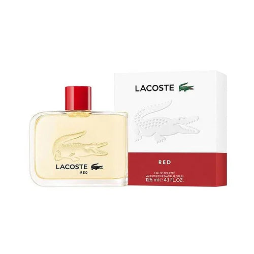 Lacoste Red Style In Play Eau de Toilette for Men – 4.2 oz