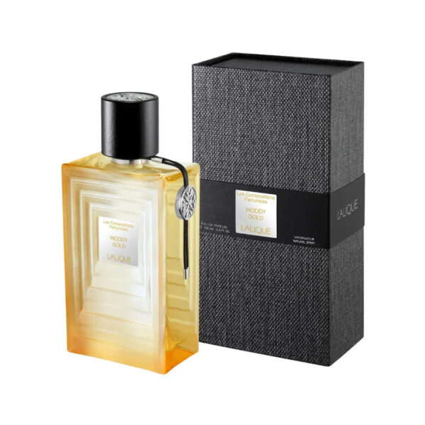Lalique Les Compositions Woody Gold Eau de Parfum for Men – 3.3 oz
