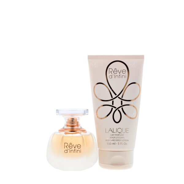 Lalique Reve D'infini EAU DE PARFUM SPRAY 1.7 OZ & BODY LOTION 5 OZ