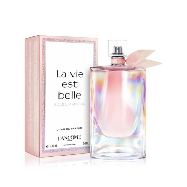 Lancome La Vie Est Belle Soleil Cristal Eau de Parfum for Women – 3.4 oz