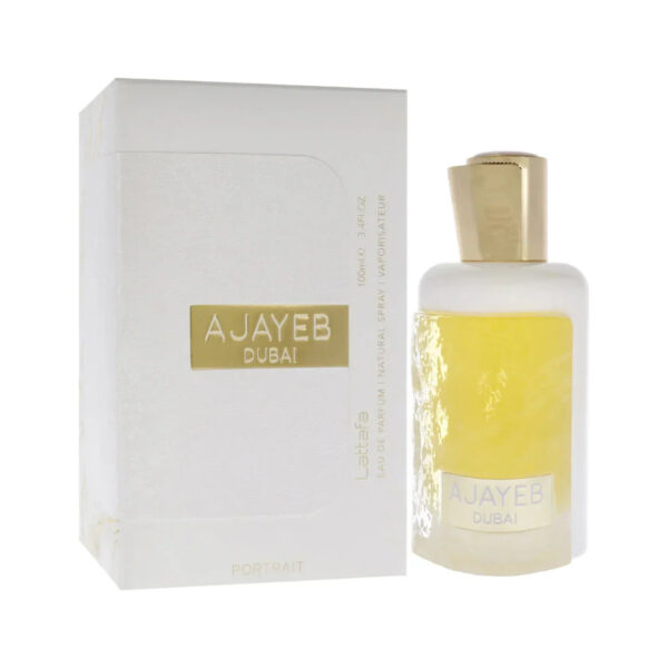 Lattafa Ajayeb Dubai Portrait Eau de Parfum for Unisex – 3.4 oz