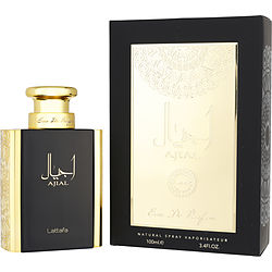 Lattafa Ajial by Lattafa EAU DE PARFUM SPRAY 3.4 OZ for MEN