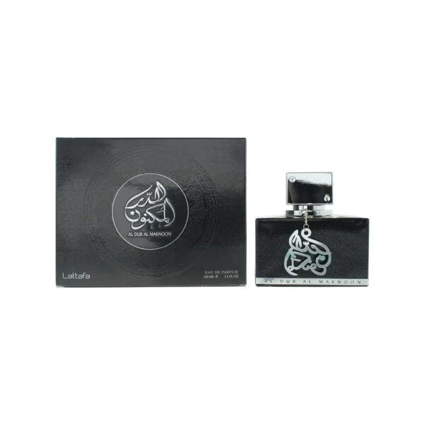 Lattafa Al Dur Al Maknoon Silver Eau de Parfum for Unisex – 3.4 oz