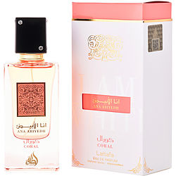 Lattafa Ana Abiyedh Coral Eau de Parfum Spray 2 oz
