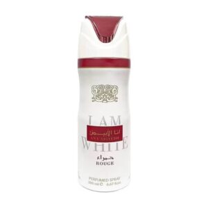 lattafa Ana Abiyedh I am White Rouge Perfumed Body Spray for Unisex – 6.67 oz