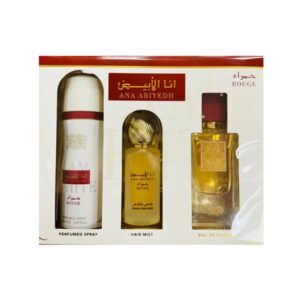 Lattafa Ana Abiyedh Rouge Unisex Fragrance Set