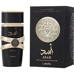 Lattafa Asad by Lattafa EAU DE PARFUM SPRAY 3.4 OZ for MEN