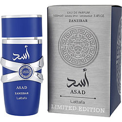 Lattafa Asad Zanzibar by Lattafa EAU DE PARFUM SPRAY 3.4 OZ