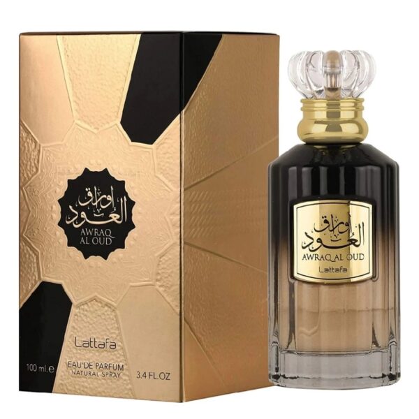 Lattafa Awraq Al Oud Eau de Parfum for Unisex – 3.4 oz