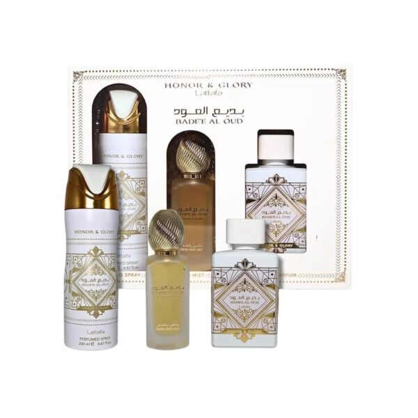 Lattafa Bade'e Al Oud Honor & Glory 3-Piece Gift Set
