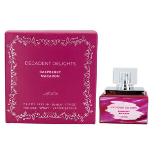 lattafa Decadent Delights Raspberry Macaron Eau de Parfum for Women – 1.7 oz