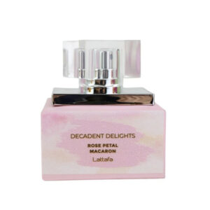 Lattafa Decadent Delights Rose Petal Macaron Eau de Parfum for Unisex – 1.7 oz