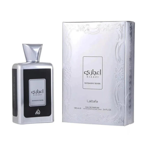 Lattafa Ejaazi Intensive Silver Eau de Parfum for Unisex – 3.4 oz